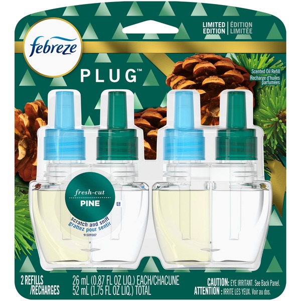 Febreze Air Freshener Refills, Fresh Cut Pine (0.87 fl oz) Instacart