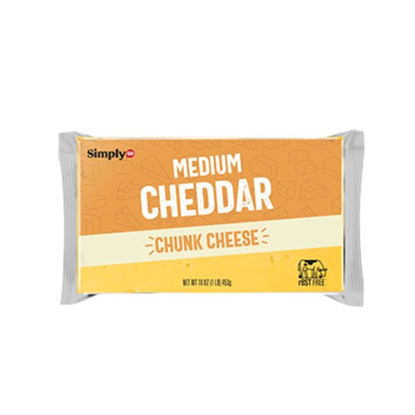 SimplyGo Cheese Chunk Medium Cheddar