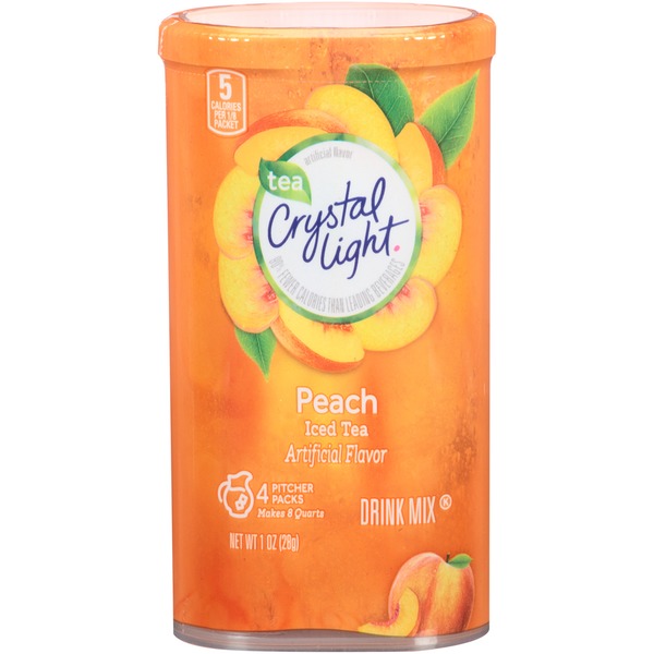 Crystal Light Peach Iced Tea Drink Mix from Bianchini's Market Instacart