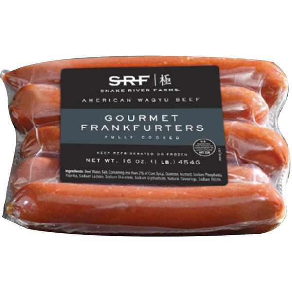 Snake River Farms American Wagyu Beef Hot Dog Style Gourmet Frankfurters