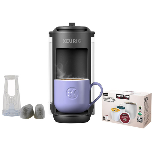 Keurig K-Mini Mate Plus Single-Serve Coffee Maker with Water Filter and K-Cup Pods