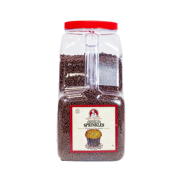 Chef's Quality - Chocolate Sprinkles - 7 lb Jar