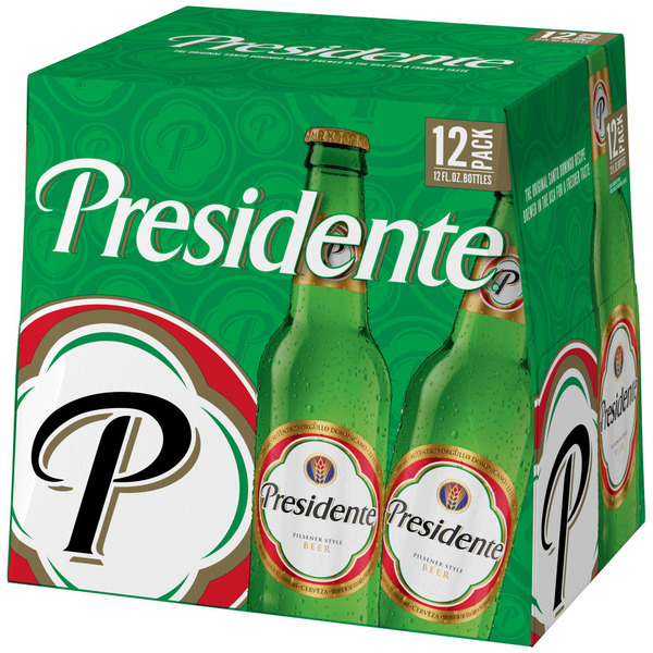 President Pilsener Style Beer, 12 Pack 12 Fl Oz Bottles Same-Day ...