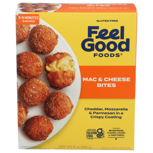 Feel Good Foods Three Cheese Mac & Cheese Bites Same-Day Delivery