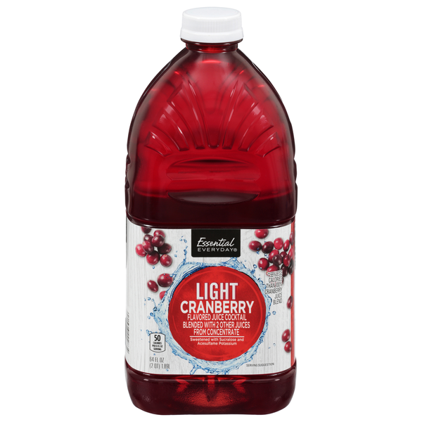 Essential Everyday Juice Cocktail, Light, Cranberry Same-Day