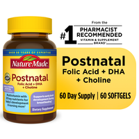 Postnatal with DHA Folic Acid and Choline Multivitamin