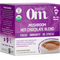 OM Mushrooms Hot Chocolate Superfood Mushroom Blend | 10 Packets