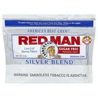 Red Man Chewing Tobacco, Sugar Free, Silver Blend, Loose Leaf (3 oz