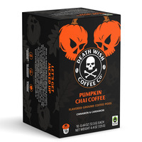 Fair Trade, Pumpkin Chai Flavored Single-Serve Coffee Pods