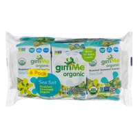 gimMe Organic Sea Salt Roasted Seaweed Snack