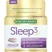 Sleep3 Melatonin Sleep Aid Tri-Layered