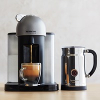 Nespresso VertuoLine Matte Black Coffee Maker With Aeroccino Plus Milk Frother Nespresso VertuoLine Matte Black Coffee Maker With Aeroccino Plus Milk Frother
