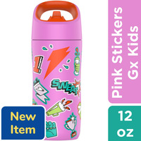 Gatorade Rookie Stainless Steel Water Bottle, 12 oz, Pink (05612) | Quill