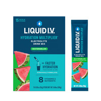 LIQUID I.V. Hydration Multiplier Watermelon Electrolyte Powder Drink Mix, 0.56 oz, 15 Sticks/Box (E | Quill