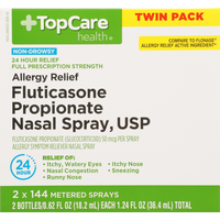 Allergy Relief, Nasal Spray, Non-Drowsy, Twin Pack