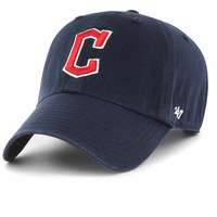 Cleveland Guardians Logo Clean Up Adjustable Hat - Navy