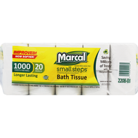 Bath Tissue Rolls, One-Ply