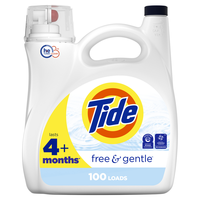 PGC12140 Free & Gentle Liquid Laundry Detergent, He Compatible, 132 oz Bottle