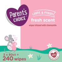 parent's choice cotton wipes