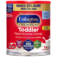 Toddler Nutritional Drink, Omega-3 DHA for Brain Support, Powder Can