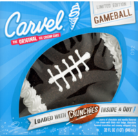 carvel football ice cream cake