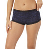 Navy Print Blk Lace