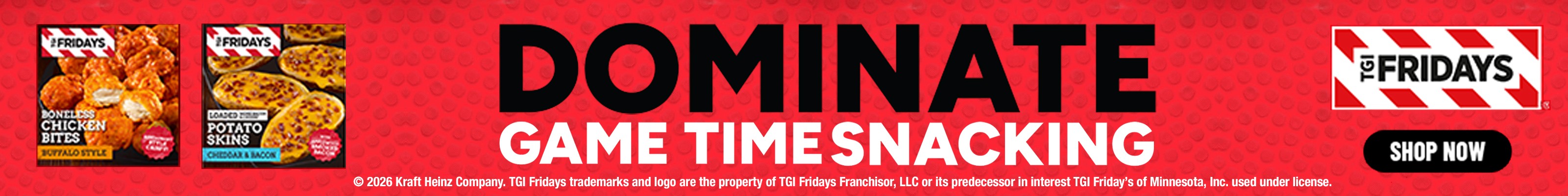 Dominate Game Time Snacking