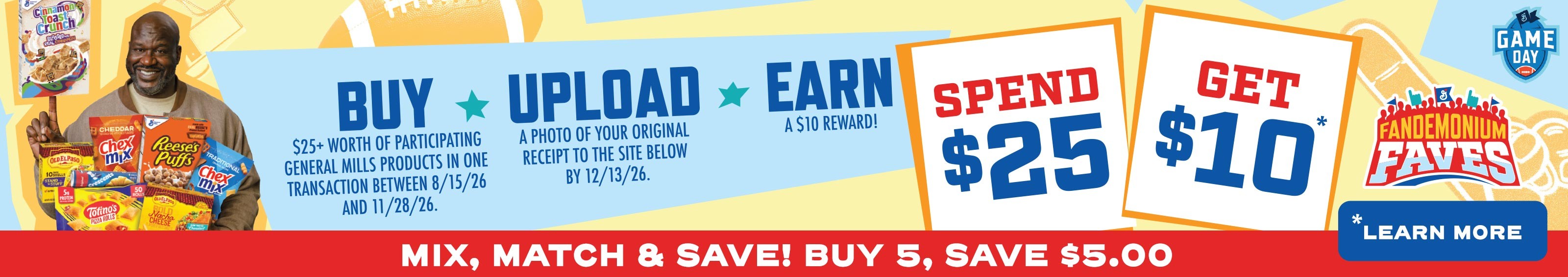 Mix, Match & Save - Buy 5 Save $5