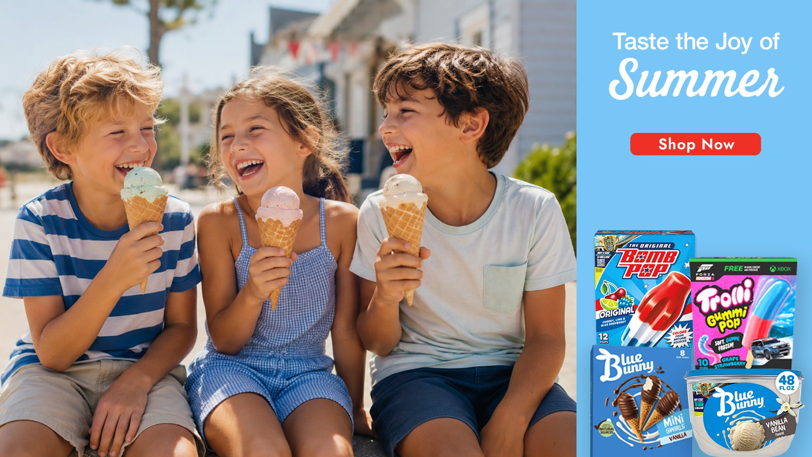 Bomb Pops, Blue Bunny & More