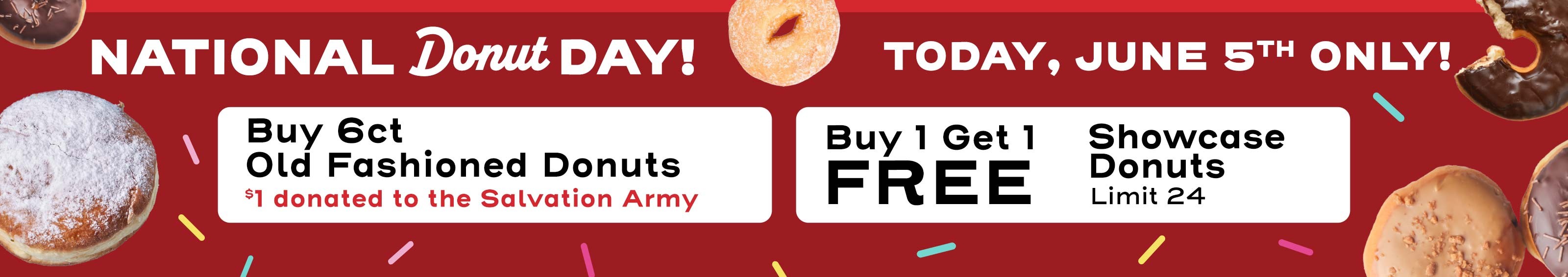 National Donut Day is June 5th