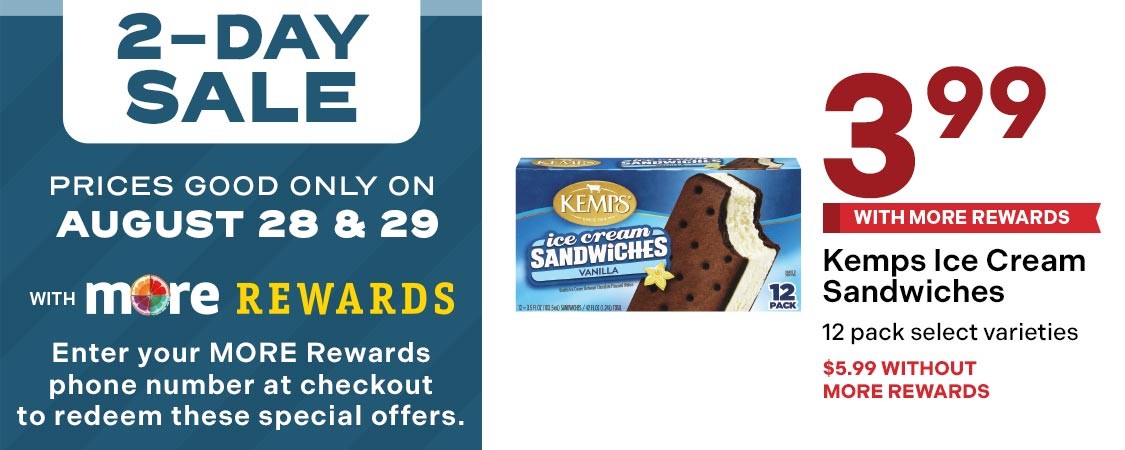 Kemps Ice Cream Sandwiches