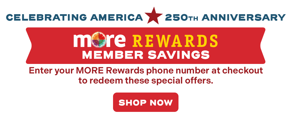 MORE Rewards Member Savings